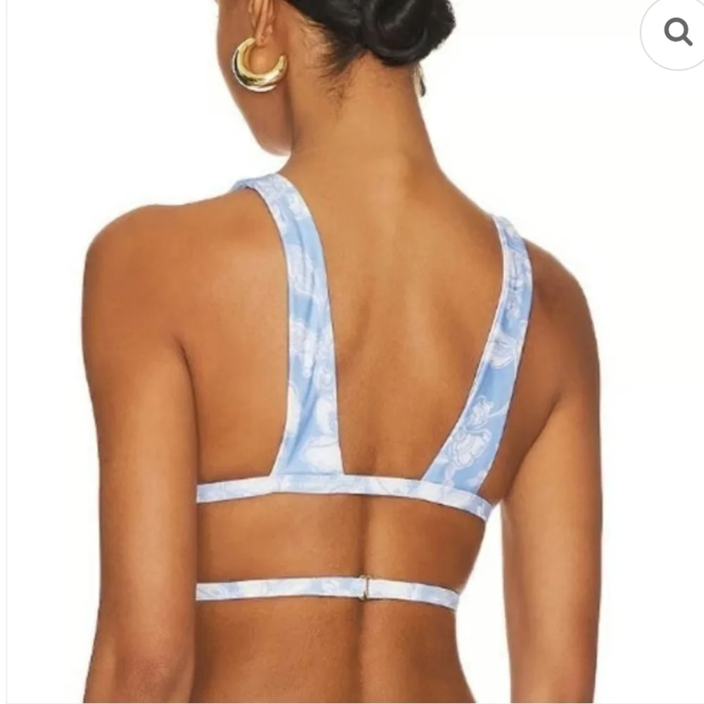 L*Space Avery Bali Blooms Bikini Top Size Large